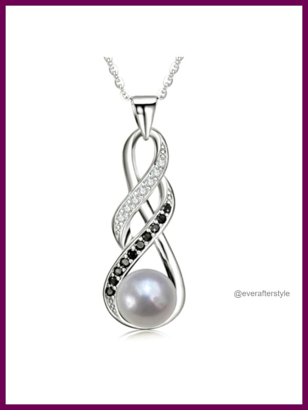 Freshwater Real Pearl Pendant Necklace 18K Gold Plated 925 Sterling Silver